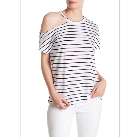 NWT Stateside Cutout Stripe SlubTee - Picture 5 of 5